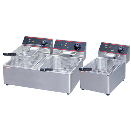 Double screen electric fryer